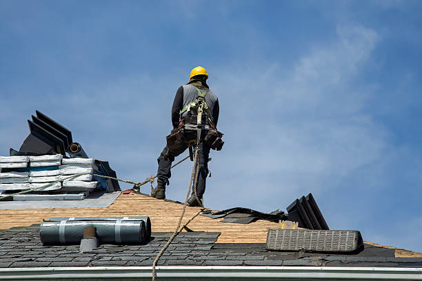 Professional Roofing technician working in Fort Cobb, OK